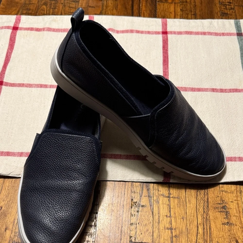 Vionic Cambria Navy Slip-On Loafers - Picture 1 of 6